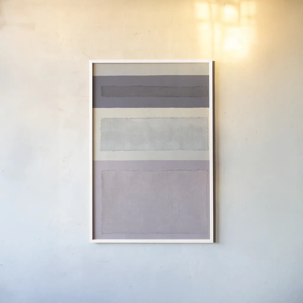 Painted Weaving IV FB by Piper Rhue. shown as a paper print in a white frame. Available as a archival giclee rolled canvas, fine art paper, or poster print. SKU 30731h.