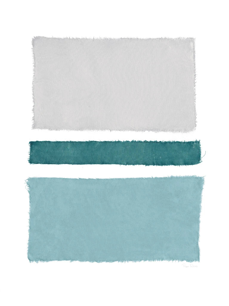 Painted Weaving V Blue Green by Piper Rhue