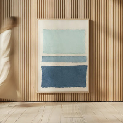 Painted Weaving V Crop by Piper Rhue. shown as over sized large wall art. Available as an archival giclee rolled canvas, fine art paper, or poster print. SKU 30614h.