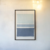 Painted Weaving V Crop by Piper Rhue. shown as a paper print in a black flame. Available as a archival giclee rolled canvas, fine art paper, or poster print. SKU 30614h.