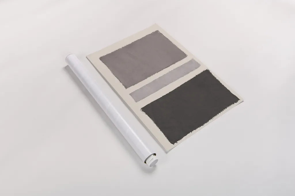 Painted Weaving VA Neutral by Piper Rhue. shown as a rolled paper print. Available as archival giclee rolled canvas, fine art paper, or poster print. SKU 76433h.