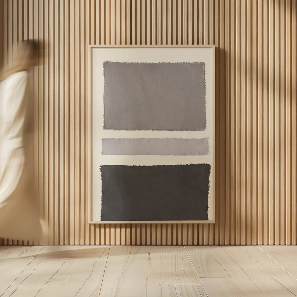 Painted Weaving VA Neutral by Piper Rhue. shown as over sized large wall art. Available as an archival giclee rolled canvas, fine art paper, or poster print. SKU 76433h.