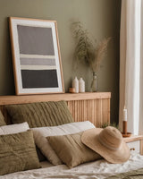 Painted Weaving VA Neutral by Piper Rhue. shown as a paper print in a natural frame. Available as a archival giclee rolled canvas, fine art paper, or poster print. SKU 76433h.