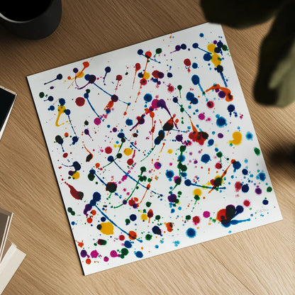 Party Lights by Piper Rhue. Shown as a detailed flat fine art print, highlighting archival giclee quality. Available as an archival giclee rolled canvas, fine art paper, or poster print. SKU 30613a.