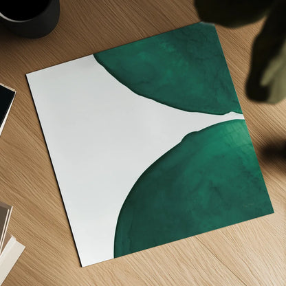 Pools of Green III by Piper Rhue. Shown as a detailed flat fine art print, highlighting archival giclee quality. Available as an archival giclee rolled canvas, fine art paper, or poster print. SKU 67886a.