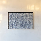 Shore Blues by Piper Rhue. shown as a paper print in a black flame. Available as a archival giclee rolled canvas, fine art paper, or poster print. SKU 30301i.