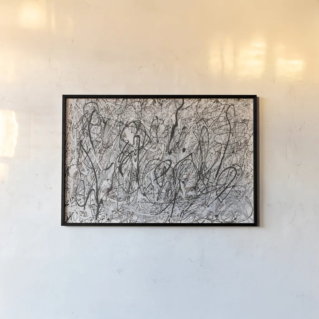 Shore Neutral by Piper Rhue. shown as a paper print in a black flame. Available as a archival giclee rolled canvas, fine art paper, or poster print. SKU 82323i.