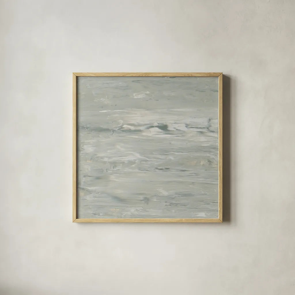 Sonoran Stone I by Piper Rhue. Shown in a natural wood glass frame for a timeless modern aesthetic. Available as an archival giclee rolled canvas, fine art paper, or poster print. SKU 30398a.