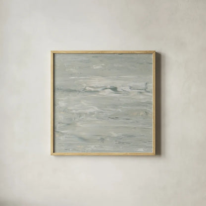 Sonoran Stone I by Piper Rhue. Shown in a natural wood glass frame for a timeless modern aesthetic. Available as an archival giclee rolled canvas, fine art paper, or poster print. SKU 30398a.