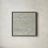 Sonoran Stone II by Piper Rhue. Shown in a sleek black glass frame for a contemporary gallery look. Available as an archival giclee rolled canvas, fine art paper, or poster print. SKU 30399a.