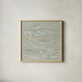 Sonoran Stone II by Piper Rhue. Shown in a natural wood glass frame for a timeless modern aesthetic. Available as an archival giclee rolled canvas, fine art paper, or poster print. SKU 30399a.