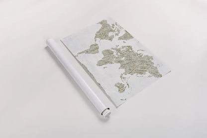 Spinning World by Piper Rhue. shown as a rolled paper print. Available as archival giclee rolled canvas, fine art paper, or poster print. SKU 30567i.