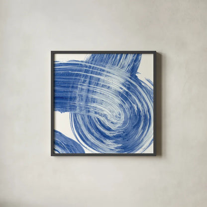Swirl IV by Piper Rhue. Shown in a sleek black glass frame for a contemporary gallery look. Available as an archival giclee rolled canvas, fine art paper, or poster print. SKU 34505a.