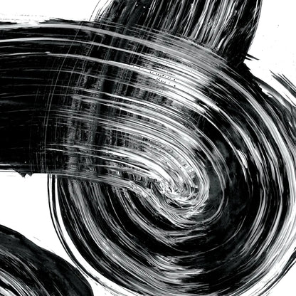 Swirl IV BW by Piper Rhue. SKU 86084a. Archival Giclee Fine art print for wall decor.