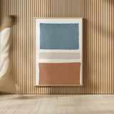 Warm Painted Weaving V by Piper Rhue. shown as over sized large wall art. Available as an archival giclee rolled canvas, fine art paper, or poster print. SKU 75558h.