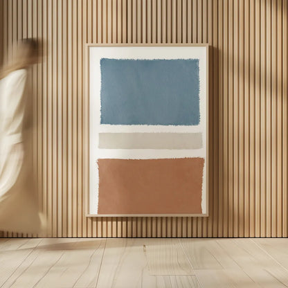 Warm Painted Weaving V by Piper Rhue. shown as over sized large wall art. Available as an archival giclee rolled canvas, fine art paper, or poster print. SKU 75558h.