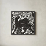 Circe II v2 by Public Domain. Shown in a sleek black glass frame for a contemporary gallery look. Available as an archival giclee rolled canvas, fine art paper, or poster print. SKU 97510a.