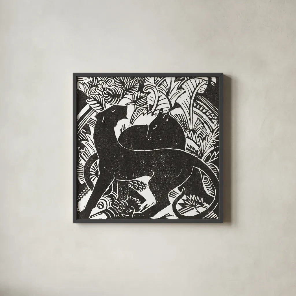 Circe II v2 by Public Domain. Shown in a sleek black glass frame for a contemporary gallery look. Available as an archival giclee rolled canvas, fine art paper, or poster print. SKU 97510a.