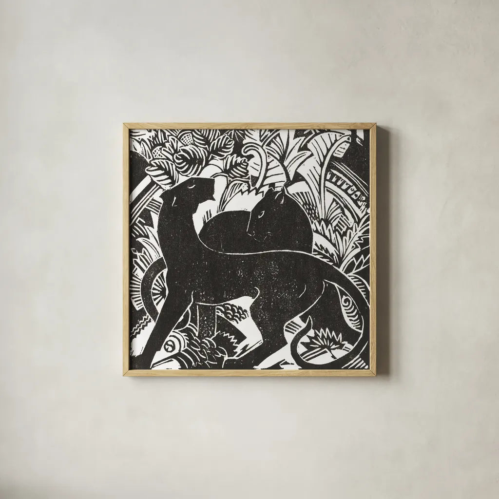 Circe II v2 by Public Domain. Shown in a natural wood glass frame for a timeless modern aesthetic. Available as an archival giclee rolled canvas, fine art paper, or poster print. SKU 97510a.