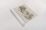 Cottage Pencil Drawing I by Public Domain. shown as a rolled paper print. Available as archival giclee rolled canvas, fine art paper, or poster print. SKU 96284i.