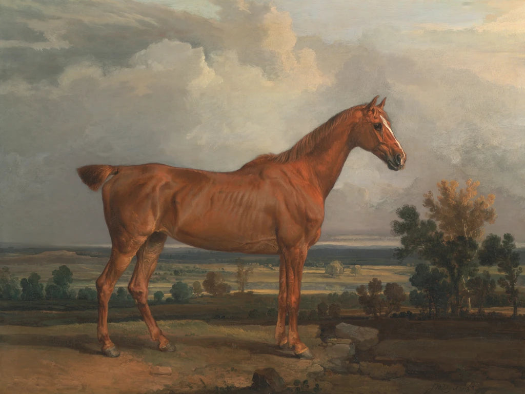 Hunter in a Landscape by Public Domain