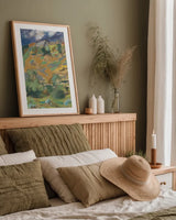 Landscape by Public Domain. shown as a paper print in a natural frame. Available as a archival giclee rolled canvas, fine art paper, or poster print. SKU 93179h.