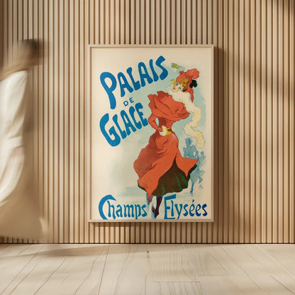 Palais de Glace Champs Elysees by Public Domain. shown as over sized large wall art. Available as an archival giclee rolled canvas, fine art paper, or poster print. SKU 97249h.