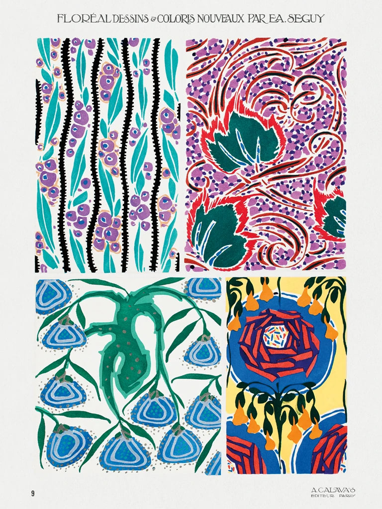 Vintage Art Nouveau by Public Domain