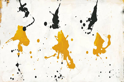 Abstract Background V Gold and Black by Roque Silva. SKU 22752i. Archival Giclee Fine art print for wall decor.