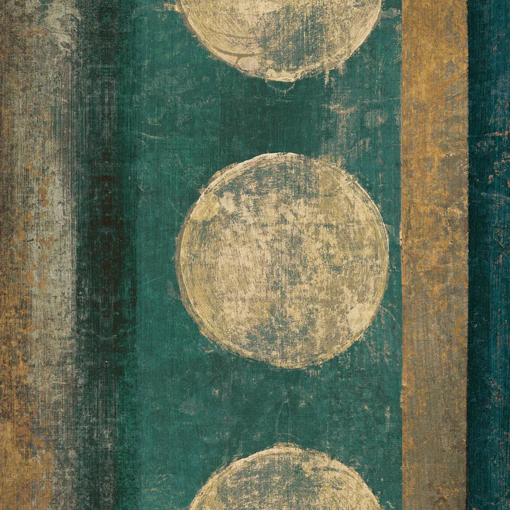 Bora Blue Square I by Roque Silva. SKU 42454a. Archival Giclee Fine art print for wall decor.