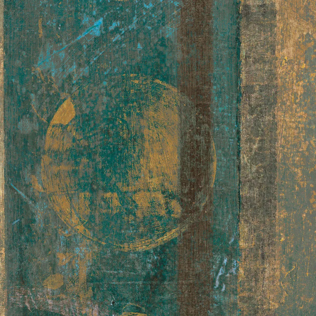 Bora Blue Square III by Roque Silva. SKU 42456a. Archival Giclee Fine art print for wall decor.