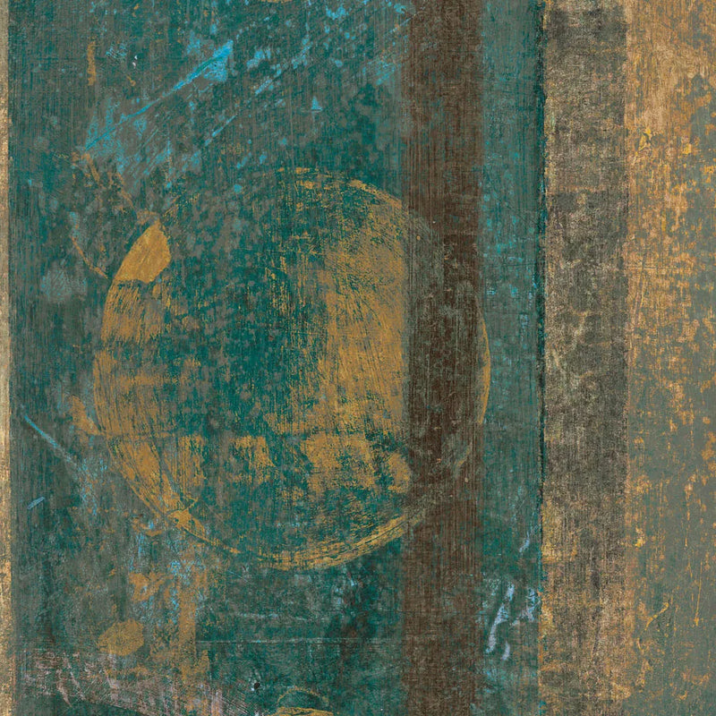 Bora Blue Square III by Roque Silva. SKU 42456a. Archival Giclee Fine art print for wall decor.