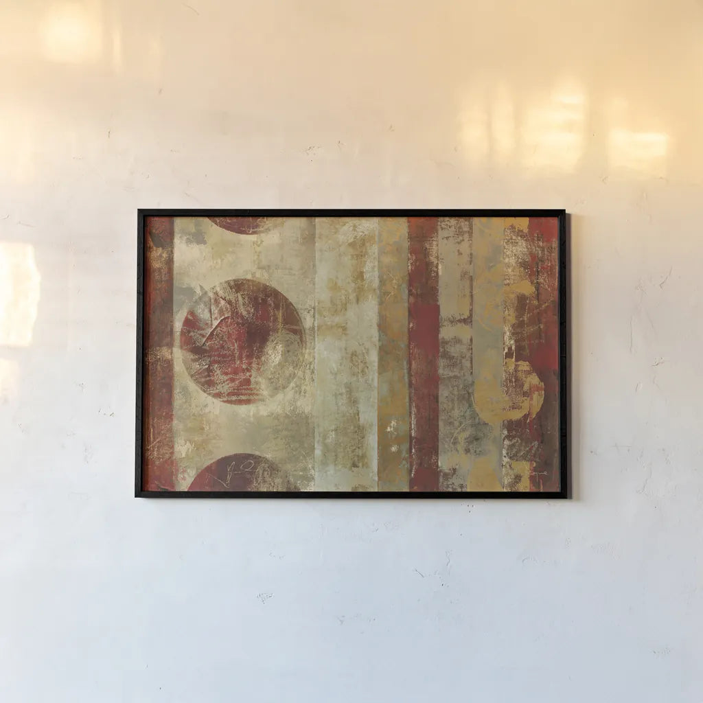 Caribbean Sunrise by Roque Silva. shown as a paper print in a black flame. Available as a archival giclee rolled canvas, fine art paper, or poster print. SKU 11123i.