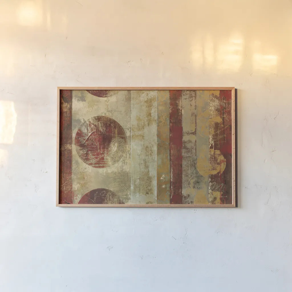 Caribbean Sunrise by Roque Silva. shown as a paper print in a natural frame. Available as a archival giclee rolled canvas, fine art paper, or poster print. SKU 11123i.