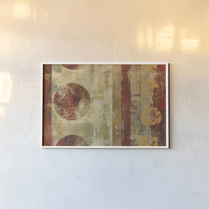 Caribbean Sunrise by Roque Silva. shown as a paper print in a white frame. Available as a archival giclee rolled canvas, fine art paper, or poster print. SKU 11123i.