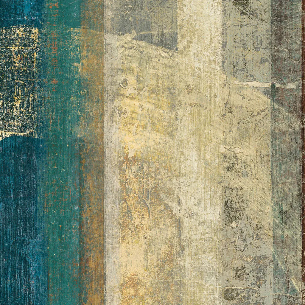 Kuna Blue Square I by Roque Silva. SKU 42451a. Archival Giclee Fine art print for wall decor.