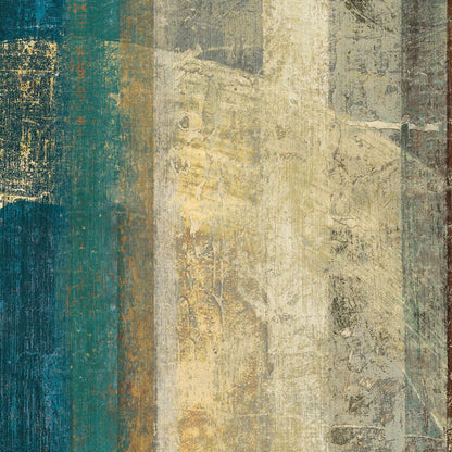 Kuna Blue Square I by Roque Silva. SKU 42451a. Archival Giclee Fine art print for wall decor.