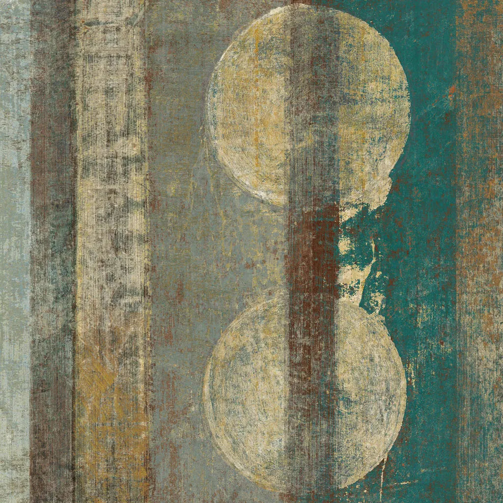 Kuna Blue Square III by Roque Silva. SKU 42453a. Archival Giclee Fine art print for wall decor.