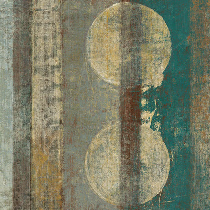 Kuna Blue Square III by Roque Silva. SKU 42453a. Archival Giclee Fine art print for wall decor.