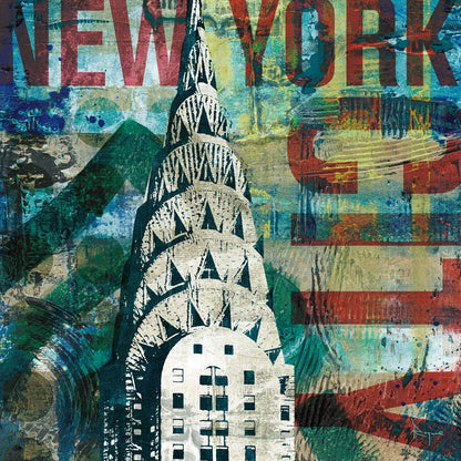 NY Graffiti II by Roque Silva. SKU 14910a. Archival Giclee Fine art print for wall decor.