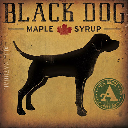 Black Dog at Show No VT by Ryan Fowler. SKU 31005a. Archival Giclee Fine art print for wall decor.