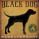 Black Dog at Show v2 by Ryan Fowler. SKU 35380a. Archival Giclee Fine art print for wall decor.
