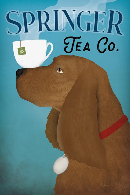 Brown Springer Tea Co by Ryan Fowler. SKU 79514h. Archival Giclee Fine art print for wall decor.