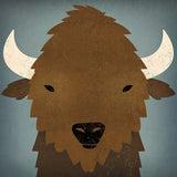 Buffalo II by Ryan Fowler. SKU 20811a. Archival Giclee Fine art print for wall decor.