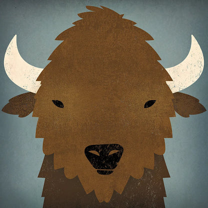 Buffalo II by Ryan Fowler. SKU 20811a. Archival Giclee Fine art print for wall decor.