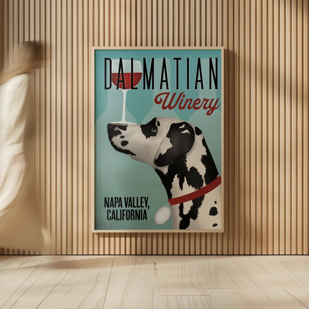 Dalmation Winery by Ryan Fowler. shown as over sized large wall art. Available as an archival giclee rolled canvas, fine art paper, or poster print. SKU 79511h.