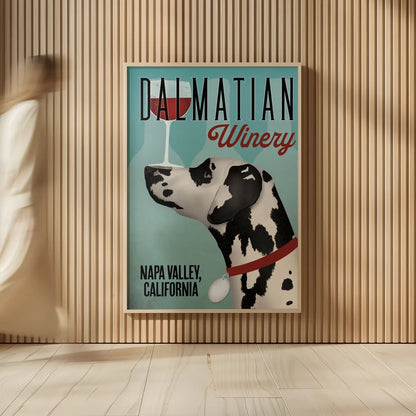 Dalmation Winery by Ryan Fowler. shown as over sized large wall art. Available as an archival giclee rolled canvas, fine art paper, or poster print. SKU 79511h.