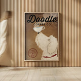 Doodle Coffee by Ryan Fowler. shown as over sized large wall art. Available as an archival giclee rolled canvas, fine art paper, or poster print. SKU 16723h.