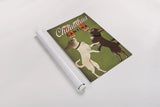 Double Chihuahua by Ryan Fowler. shown as a rolled paper print. Available as archival giclee rolled canvas, fine art paper, or poster print. SKU 31311h.