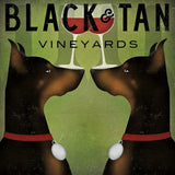 Double Doberman Vineyards by Ryan Fowler. SKU 22888a. Archival Giclee Fine art print for wall decor.